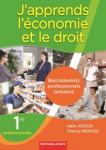 J'apprends l'économie et le droit, Baccalauréats professionnels tertiaires, Première professionnelle