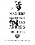 La manière de cultiver les arbres fruitiers