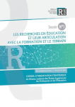 Recommandations et propositions du Conseil d'Orientation Stratégique du Réseau national des Ecoles Supérieures du Professorat et de l'Education. Dossier n°1 : Les recherches en éducation et leur articulation avec la formation et le terrain