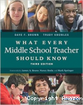 What every middle school teacher should know